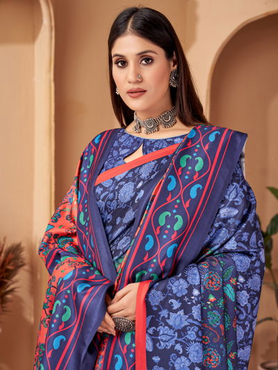 Aayaa Pashmina Vol 1 Winter Wear Printed Sarees Wholesale Clothing Distributors In India
